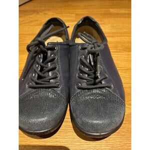 Hotter Dew Blue Comfort Leather Casual Lace Up Shoes England Women's US 7 eu 38